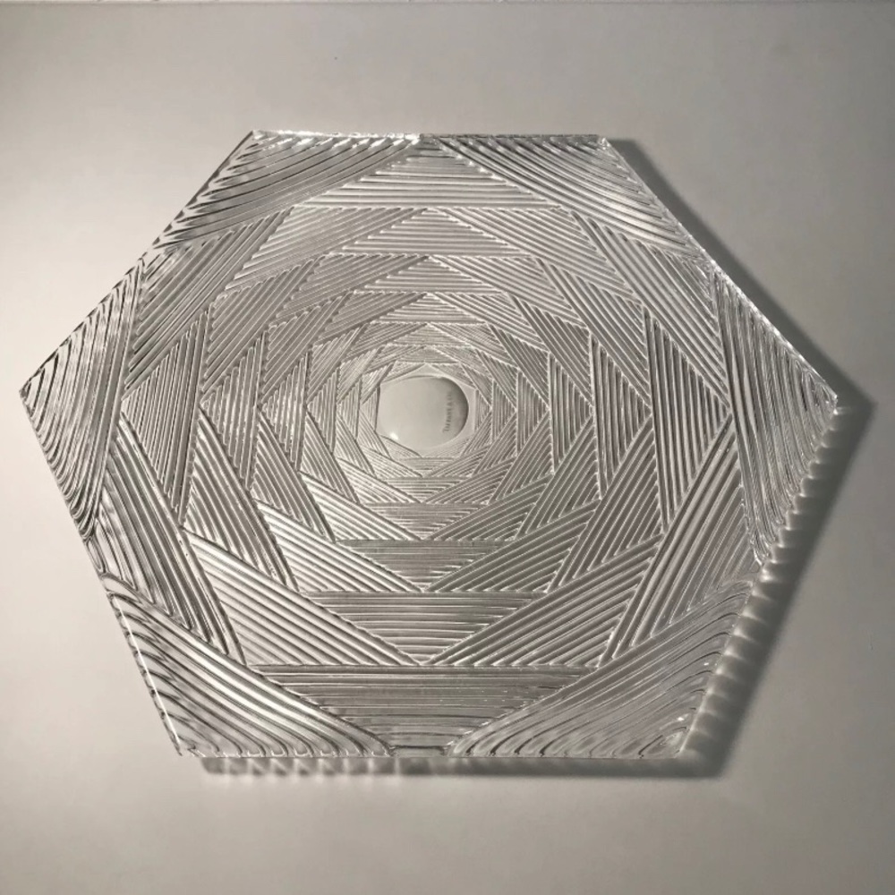 Tiffany & Co and J Riedel Crystal 12” Platter